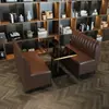 Restaurante Ocidental, Loja de Chá de Leite e Churrasco, Mesa Redonda Grande, Bar Lounge, Café, Sofá de Canto Semicircular, Conjunto de Mesa e Cadeiras