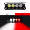 Suministro de fábrica 12 LED alta potencia luz estroboscópica para coche lámpara de succión para parabrisas delantero S5 pala luz de advertencia estroboscópica