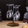 Soporte para Copas de Vino Transfronterizo Adornos para Gabinete de Vino Soporte para Copas Colgante de Estilo Europeo Fondo de Madera Soporte Invertido para Copas de Vino y Champán