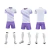 Uniformes de Futebol em Estoque com Números Impressos, Camisas, Uniformes de Treinamento para Equipes Escolares de Clubes, Uniformes de Jogo para Equipes de Futebol, Moletons