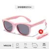 Nuevas Gafas de Sol de Moda para Niños HD Polarizadas para Niños Sencillas de Silicona Suave TPE Gafas de Sol Sencillas para Niñas Venta al por Mayor