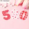 520 Decoración de Pastel de Oso de San Valentín Moderna Corazón de Confesión de Pareja Globo de Amor Velas Topper
