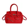 Bolsa grande estilo moto, moderna e descolada, para mulheres, nova moda 2026 bolsa de platina para o dia a dia, bolsa transversal de luxo para o verão