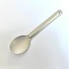 EDC titanio puro mango largo con cuchara dentada cuchara de aleación de titanio ligera vajilla para acampar al aire libre soporte logo cuchara tenedor cuchara