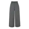 Pantalones Caquis de Pierna Ancha para Mujer Otoño 2026 Nuevos de Cintura Alta, Caídos, Sueltos, Adelgazantes, de Pierna Recta, Pierna Estrecha, Pantalones Casuales de Traje