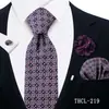 Corbata para Hombre, Pañuelo Cuadrado, Gemelos, Broche Set de 4 Piezas para Banquete de Negocios Decoración de Traje Camisa Corbata de Moda Fábrica Shengzhou