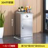 Archivador bajo de acero inoxidable 304 con cajón con cerradura, armario para herramientas, armario de almacenamiento con acabado Yang, mesita de noche para actividades, disponible