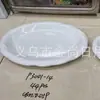 Variedad de plato creativo de melamina para hotel, olla caliente, plato de banquete, plato frío, plato para snacks de plástico plano, plato para snacks comercial