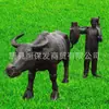 Escultura de Vaca de Cobre al por Mayor 2m Escultura de Vaca de Cobre para Recuperación de Tierras Adornos Fundición Fábrica de Esculturas Grandes de Cobre Condado de Tang