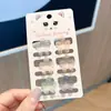Grampo de cabelo superior, grampo lateral pequeno, grampo de cabelo, enfeite de cabeça para meninas, grampo de franja quebrado, acessórios de cabelo, mini grampo pequeno