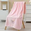 Toalla infantil sin pelusa absorbente de secado rápido toalla de mano de dibujos animados toalla infantil gruesa juego de toallas de baño fabricantes
