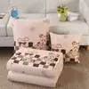 Colcha Almohada para Dormir, Almohada Plegable Multifuncional para Coche, Colcha de Aire Acondicionado para Coche de Doble Uso, Colcha de Verano Refrigerante Dos en Uno