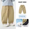 Pantalones Curvos de Algodón Puro para Niños Estilo Europeo Otoño Primavera 2026 Nuevas Llegadas Otoño Pantalones Casuales para Niños Medianos y Grandes Bebé Moderno