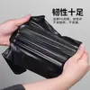 Bolsas de basura para el hogar, portátiles, engrosadas, negras, bolsas de basura desechables, disponibles en tamaños grande, mediano y pequeño, bolsas de plástico tipo chaleco para cocina