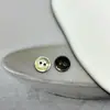 Camisa Cardigan Suéter com Botão Decorativo Orelhas de Trigo Pinguim Dois Olhos