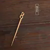 Aguja de Té Horquilla Tallado en Bambú Posavasos de Té Pu 'er Aguja de Té Cuchillo de Té Cono de Té Esfera de Té Aguja para Tetera Horquilla de Bambú Horquilla Ceremonia del Té Seis Caballeros