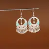 Pendientes de Pavo Real para Minorías Étnicas, Regalos Retro de Plata Miao Estilo Étnico, Accesorios de Pendientes Vintage de Imitación Plata