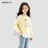 Moletons para meninas, coleção outono 2026 nova, roupas infantis estilosas, designs únicos e bonitos para crianças maiores, blusas de outono infantis