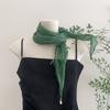 2025 Nuevo Adorno de Diamante para Toalla de Primavera Moda Versátil Colgante Bufanda Pequeña Elegante Francesa Banda para el Cabello con Correa para Mujer