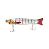 Luya Isca Dura de Peixe Multi-seção 13.5cm28.5g Isca de Oito Seções Peixe Artificial de Plástico Pesca ao Ar Livre Equipamento de Pesca Atacado Estrada