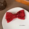 Grampo de Cabelo Infantil de Lantejoulas Prata Estilo Coreano Acessórios de Cabelo Laço Faixa de Cabelo Clipes Laterais para Meninas Adereço de Cabeça