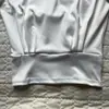 Nueva Camiseta Vintage Blanca Perforada con Botones Estilo Ins Hombros Descubiertos Cintura Ceñida Estilo Coreano y Japonés Minimalista
