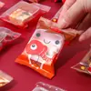 Bolsas de Embalaje para Galletas Crujientes de Copo de Nieve de Año Nuevo Bolsas de Grado Alimenticio Hechas a Mano para Dulces y Snacks Bolsas de Embalaje Festivas del Año del Caballo Venta al por Mayor