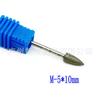 Cabezal de esmeril para pretratamiento de Nail Art para remover piel muerta, broca rusa de pretratamiento, etiqueta azul, patrón de esmerilado medio