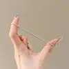 Goma para Atar el Cabello Tendón Delgado Anillo Pequeño para el Cabello Cuerda Sencilla Básica para el Cabello Cubierta de Cuero para Atar el Cabello Anillo de Cuero para Mujer Cuerda Negra para el Cabello Accesorios para la Cabeza