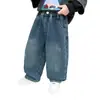 Jeans de Pana Talla Grande para Niños 2026 Nuevo Estilo Geniales Pantalones Largos Rectos Estilo Calle para Bebés Pantalones de Pana de una Pieza para Otoño e Invierno de Niños