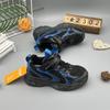 Zapatos para niños Zapatillas de deporte para niños Velcro Doble malla Transpirable Primavera y otoño Medianos y grandes Niños Ligeros Niños Zapatos para niños para estudiantes