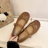 Sapatos de Ballet Estilo Francês 2026 para Mulheres, com Aumento de Altura Oculto, Laço, Boca Rasa, Sapatos Baixos, Sapatos Mary Jane Quadrados de Primavera para Mulheres