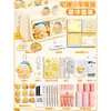 Set de Papelería de Cordero con Queso Estuche Práctico para la Vuelta al Cole Papel y Bolígrafo Set de Regalo Regalo de Cumpleaños Material Escolar al por Mayor