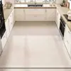 Alfombrilla de Piso de Barro Diatómico Simple Moderna Alfombrilla de Piso de Cocina Toda la Tienda Fácil de Cuidar Alfombrilla Antideslizante Resistente a la Suciedad Absorción de Agua Absorción de Aceite