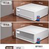 Caja de Almacenamiento Tipo Cajón de Plástico Gran Capacidad Caja para Guardar Ropa Interior Organizador de Ropa Caja de Almacenamiento para Armario