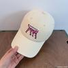 Corea del Sur Estilo Harajuku Bordado Gato Manchado Top Suave Gorra de Béisbol Primavera y Verano Rostro de Mujer Pequeña Moda Gorra Versátil