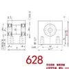 Kbtc Bgbwb Bhu21 Asiento de Soporte Vertical Cuadrado de Doble Rodamiento Montado en la Parte Inferior Diámetro del Eje 3-15