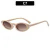 Gafas de Sol Estilo Europeo y Americano Marco Pequeño Ojo de Gato Retro Estilo Callejero Nueva Moda Protección Solar para Exteriores para Mujer Ciclismo Gafas de Sol Transfronterizas