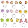 Diadema de resorte de dibujos animados para niños, globo, accesorios de ambiente para cumpleaños de jardín de infantes, tocado, globo, globo para puesto de mercado nocturno