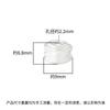 Prata Pura 999 Chiang Mai Feito à Mão Fio de Prata Irregular Beads Espaçadoras Enroladas em Fio Contas de Prata Enroladas em Fio Acessórios de Prata para Pulseira de Joias DIY