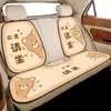 Almofada para Assento de Carro, Universal para Todas as Estações, Almofada Simples de Desenho Animado Meio-Cobertura, Antiderrapante, Respirável, Almofada Única para Banco Traseiro