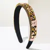 He Ming Faixa de Cabelo Estrela Cheia de Strass Estilo Barroco Retrô Europeu e Americano Acessórios de Cabelo Versáteis Super Brilhantes Personalidade para Mulheres