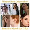 58 Piezas de Anillos para el Cabello de Corazón con Alas Transfronterizos Amazon Xiyin Temu Totalmente Gestionados Shein Estación Independiente Europa y Estados Unidos