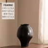 Vaso de Cerâmica Retrô Nostálgico de Jingdezhen Novo Estilo Chinês Ornamento para Arranjo de Flores para Pousada Hotel Decoração de Casa Flores Secas