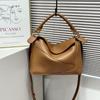 Cross-border Retro Geométrica Bolsa Litchi Padrão Bolsa Feminina Bolsa Trabalho Viajante High-end Sense Couro Bolsa Crossbody