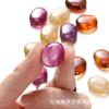 Cuentas Ovaladas Planas de Acrílico Imitación Piedra para Pulsera DIY Bolsas Accesorios Cuentas al por Mayor Colores Mixtos Aleatorios