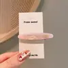 Pinza para el pelo de acetato estilo coreano para mujer, nuevo clip de pico de pato de alta gama para flequillo lateral, accesorio para el pelo para verano