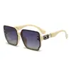 25 Gafas Nuevas de Venta Caliente Transfronterizas Europeas y Americanas, Lujo Accesible, Gama Alta, Gafas de Sol para Mujer Anti-UV, Cuadradas de Marco Grande Tinta