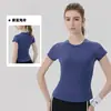 Camiseta Refrescante de Secagem Rápida com Painéis de Malha, Top Respirável para Fitness que Absorve o Suor, Manga Curta Esportiva para Treinamento de Yoga e Corrida Feminino