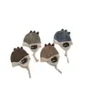 Gorro de Invierno Súper Lindo de Dibujos Animados de Dinosaurio con Protección para los Oídos para Niños y Niñas Gorro de Lana Tejido con Cordones para Mantener Caliente y Proteger del Viento